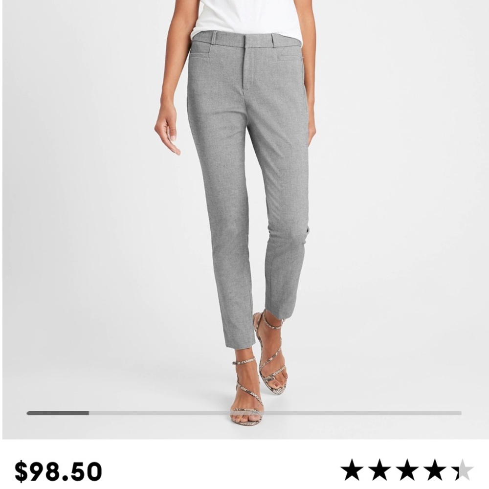 Banana Republic Petite Mid-Rise Skinny Sloan Pant